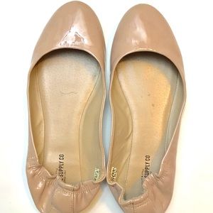 Mossimo Blush Pink Patent Leather Ballet Flat
